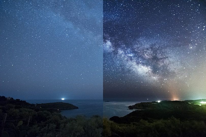 Revelado Digital. Consigue una Vía Láctea Increíble con Lightroom y Photoshop